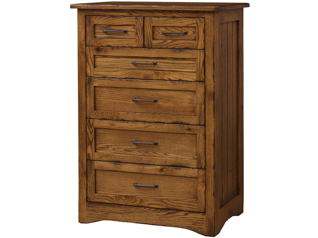 Country Value Woodworks Farmstead Chest Of Drawers Chests And Dresser, alternate view 1