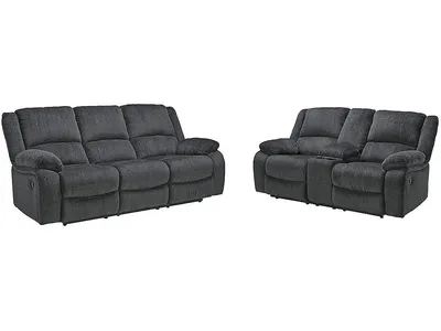 Draycoll Reclining Sofa and Loveseat - Alternative View