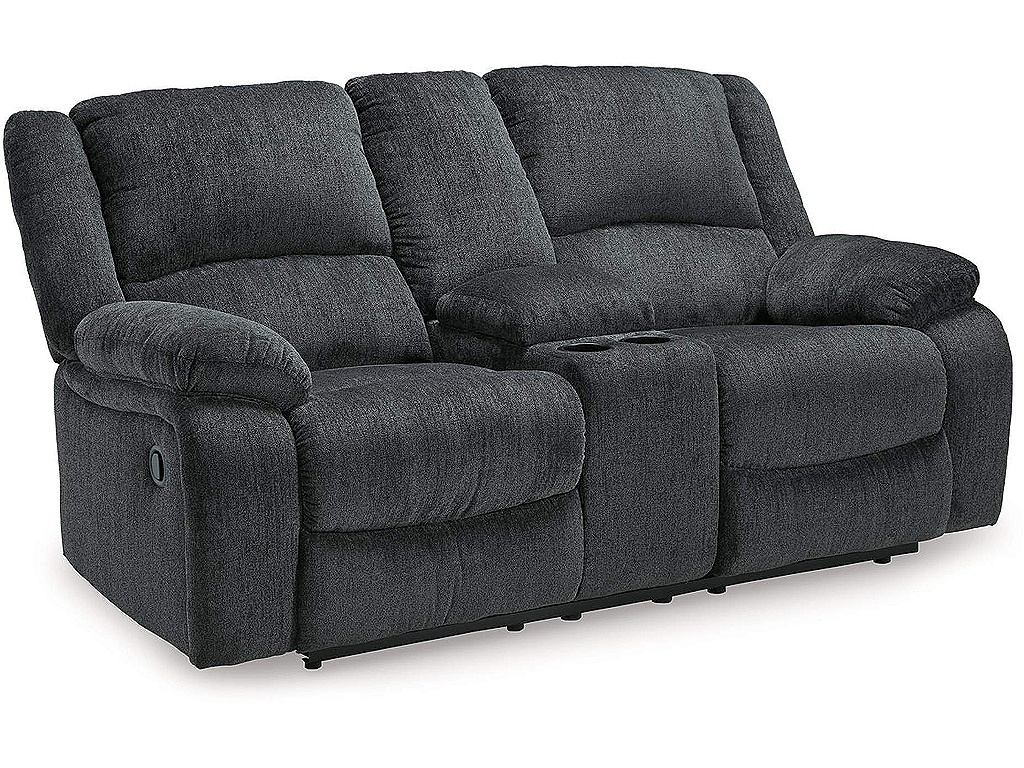 Draycoll Reclining Loveseat with Console - image 2