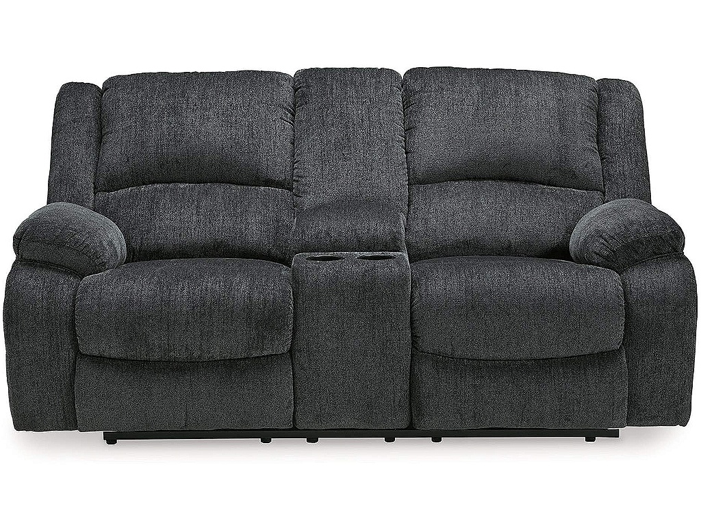 Draycoll Reclining Loveseat with Console - main image