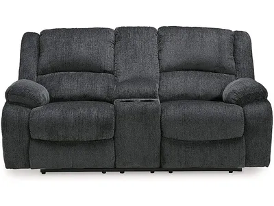 Draycoll Reclining Loveseat with Console