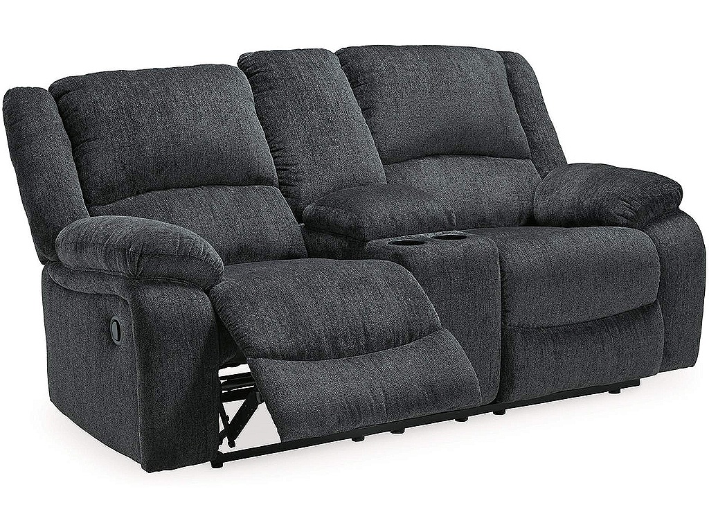 Draycoll Reclining Loveseat with Console - image 5
