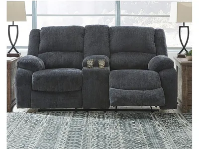 Draycoll Reclining Loveseat with Console - Alternative View