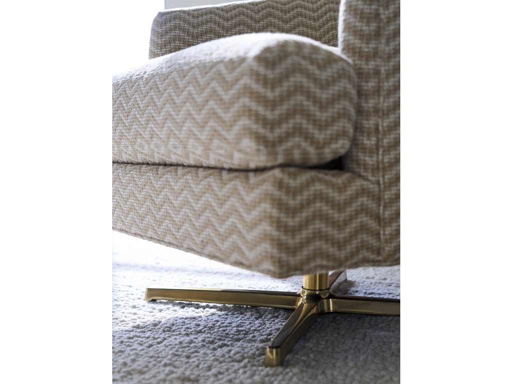 Graves Swivel Chair - Brass - image 2