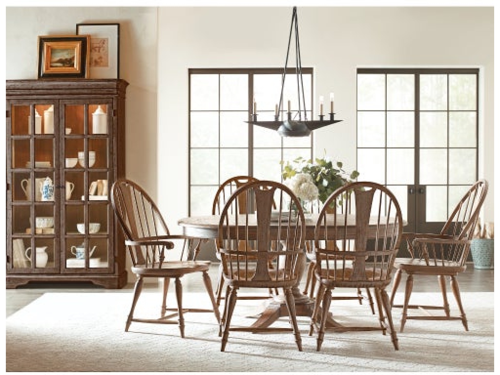 Weatherford Milford Round Heather Dining Table - image 1
