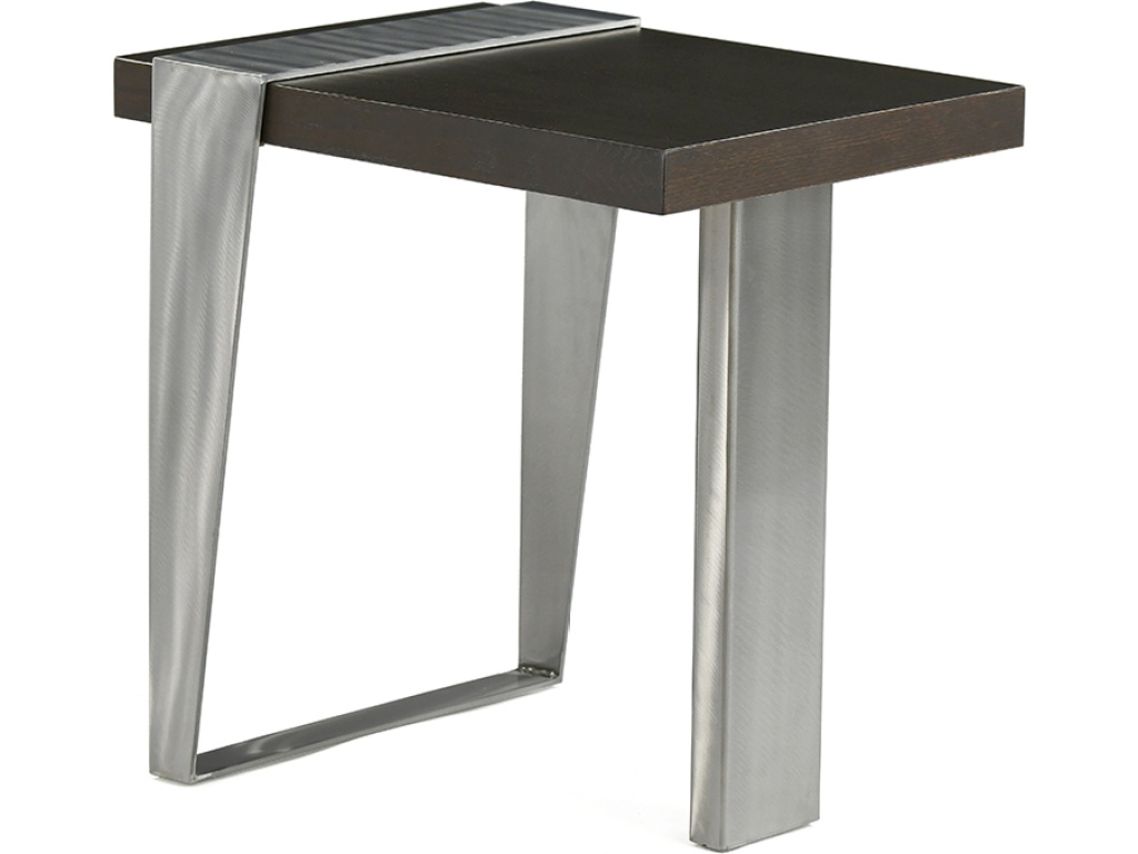 Alexander End Table, Wood Top - main image