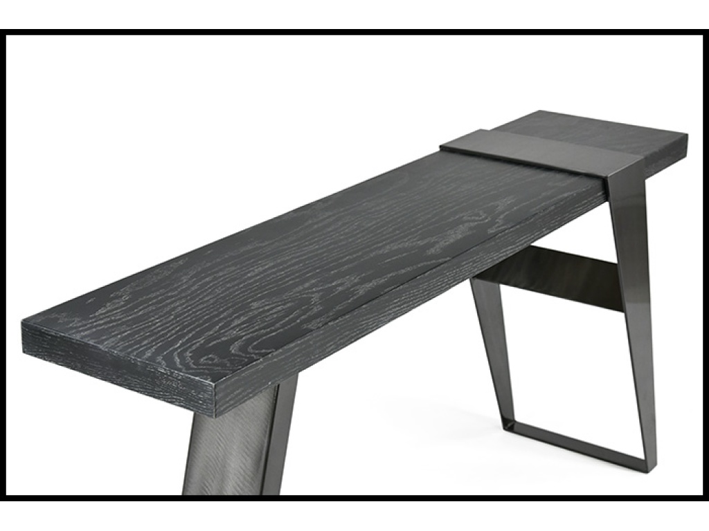 Johnston Casuals Furniture Alexander Console Table, Wood Top Cocktail Table, alternate view 1