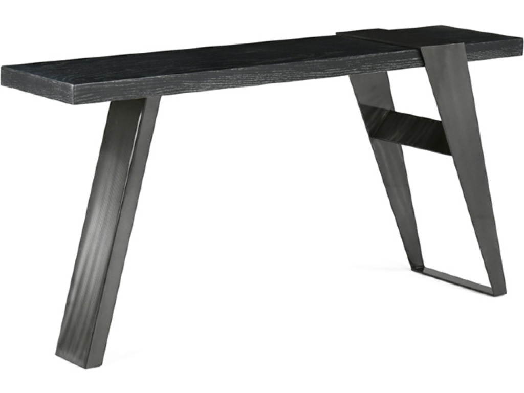 Johnston Casuals Furniture Alexander Console Table, Wood Top Cocktail Table, alternate view 3