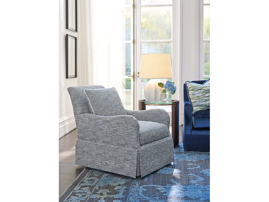 Palm Frond Swivel Chair - image 2