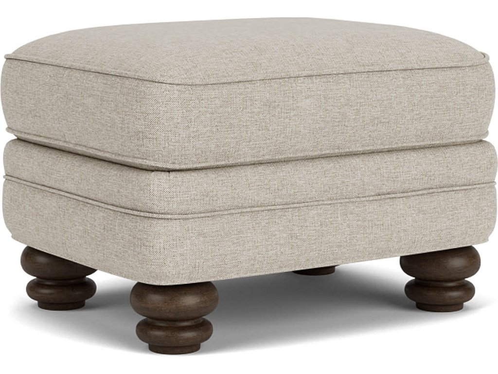 Bay Bridge Fabric Ottoman - main image