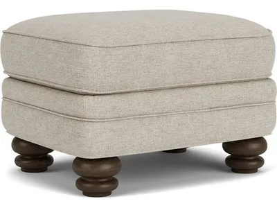 Bay Bridge Fabric Ottoman