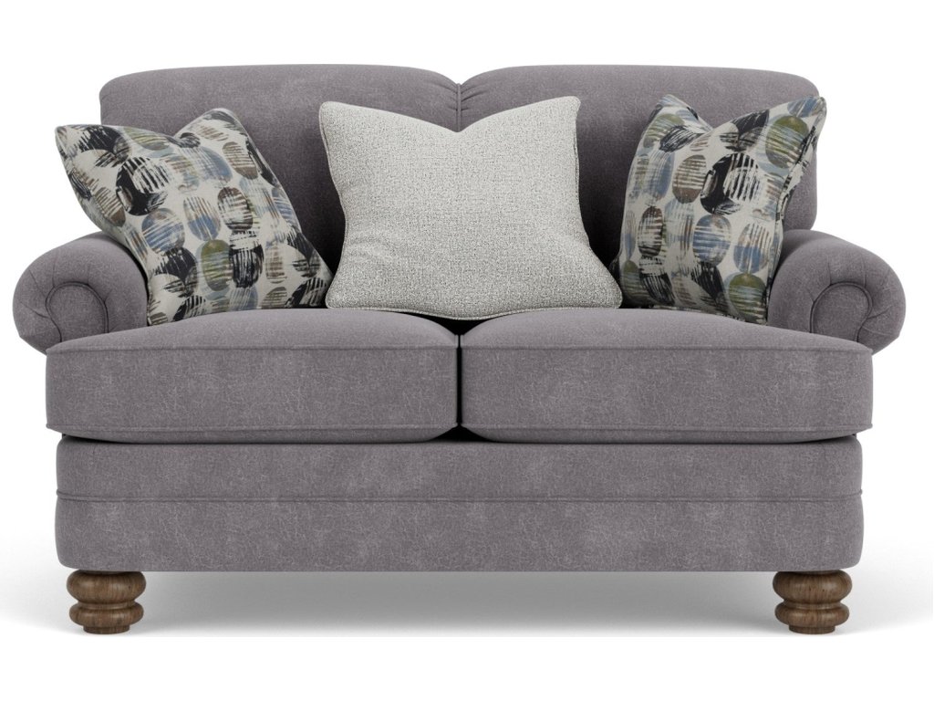 Bay Bridge Fabric Loveseat - image 1