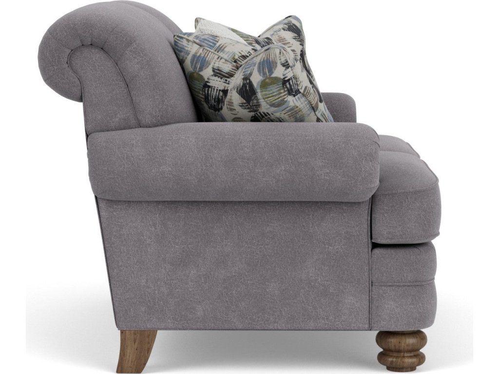 Bay Bridge Fabric Loveseat - image 2