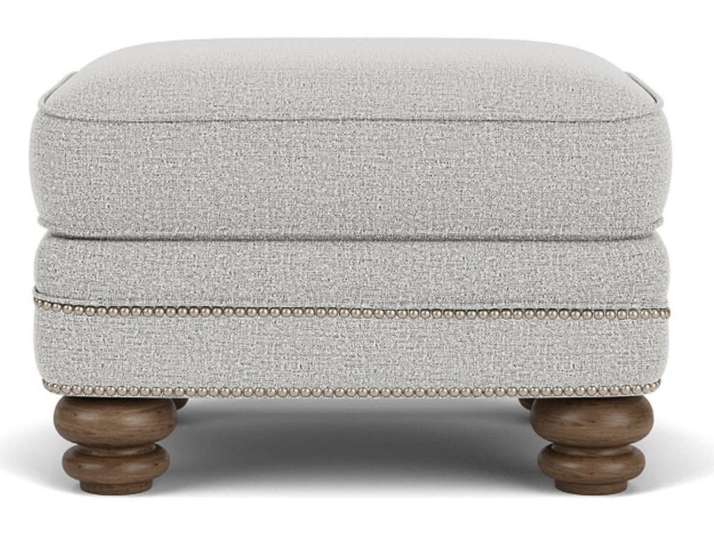 Bay Bridge Fabric Ottoman - image 1