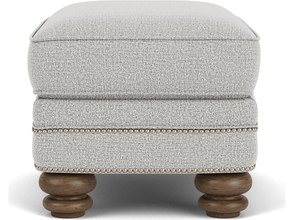 Bay Bridge Fabric Ottoman - image 2