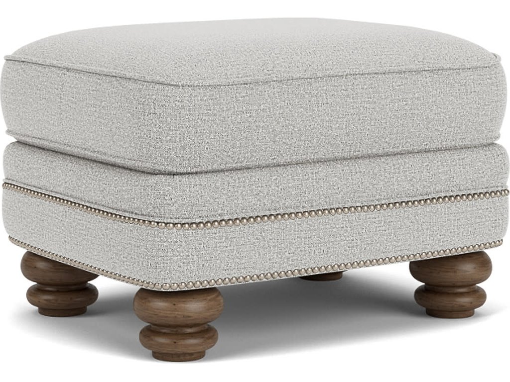 Bay Bridge Fabric Ottoman - image 3