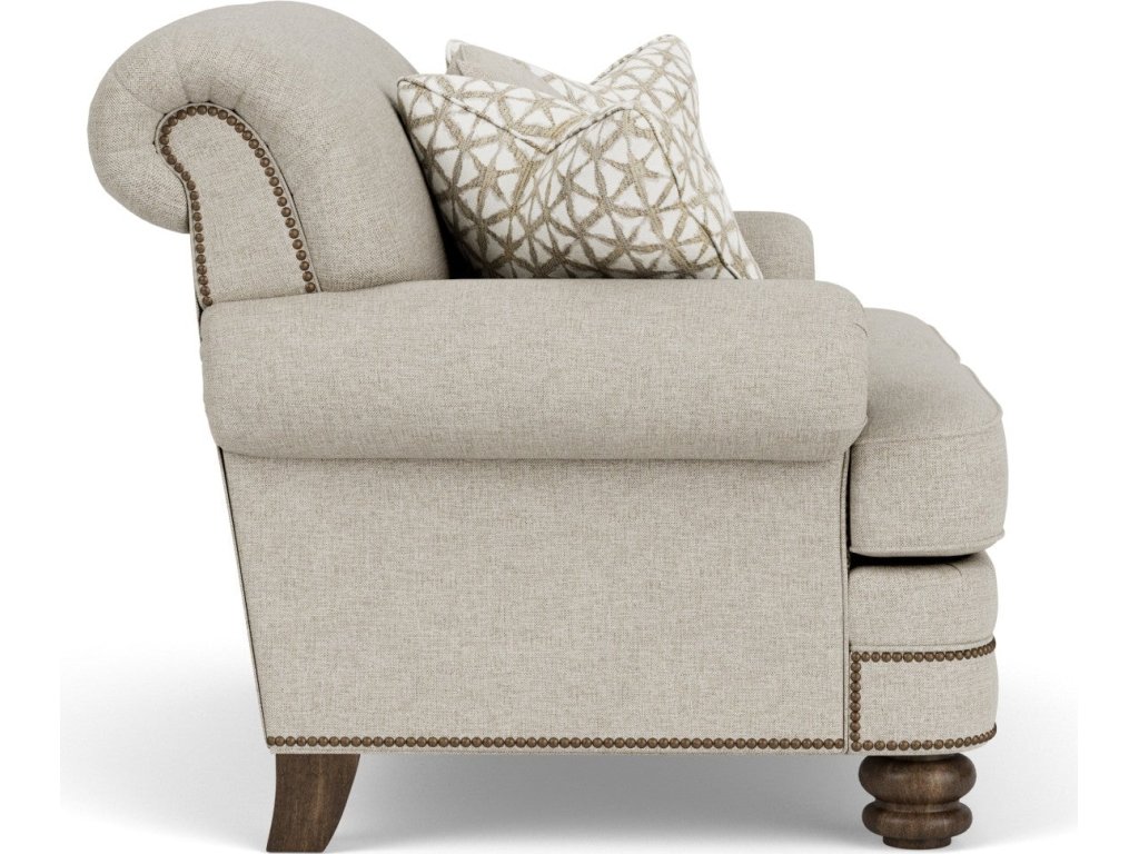 Bay Bridge Fabric Loveseat - image 2