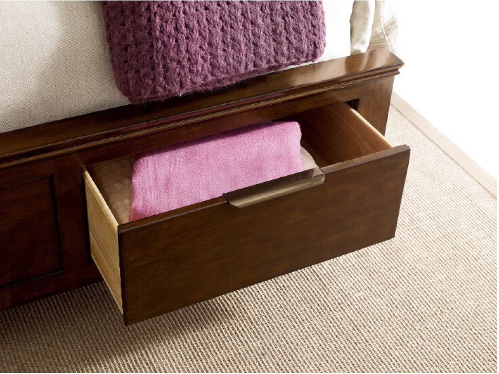 Spectrum Storage Queen Bed - Complete - image 1