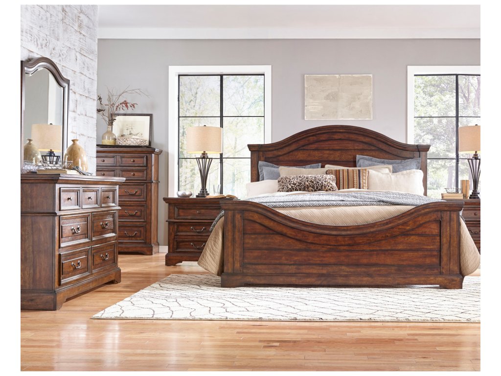 7800 Stonebrook 3 Pcs Bedroom Set- Queen Bed, Dresser, Mirror - main image