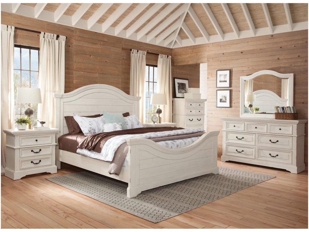 7810 Stonebrook 3 Pcs Bedroom Set- Queen Bed, Dresser, Mirror - main image