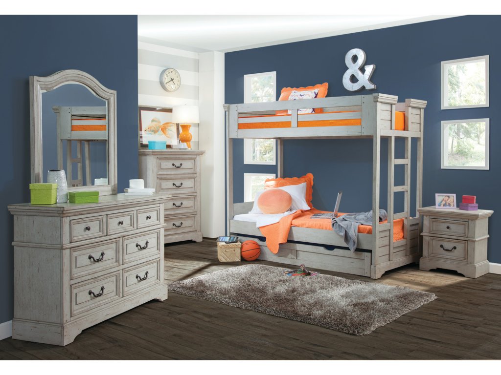 7820 Stonebrook 3/3 Over 3/3 Bunkbed - image 1