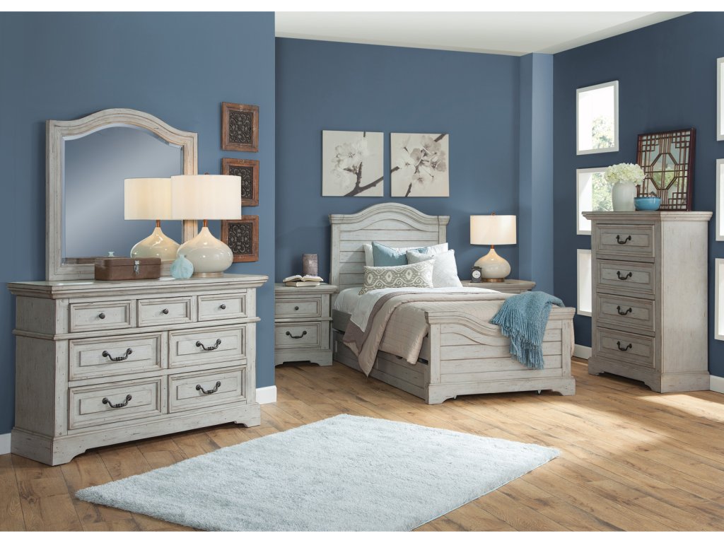 7820 Stonebrook 3 Pcs Bedroom Set- Twin Bed, Dresser, Mirror - main image