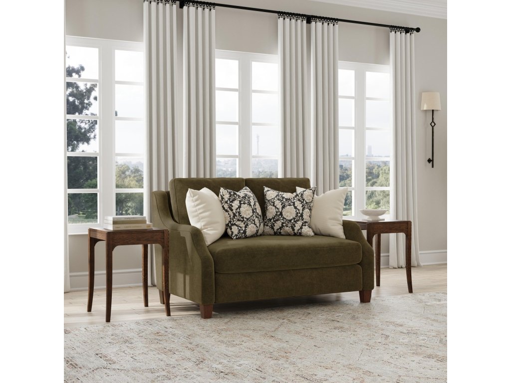 Gianna Fabric Bench Loveseat - image 5