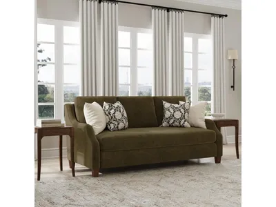 Gianna Fabric Bench Sofa - Alternative View