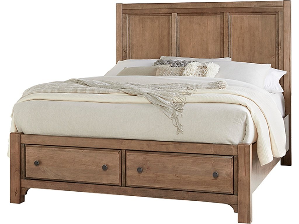 Panel Bed W/ Storage Footboard - main image