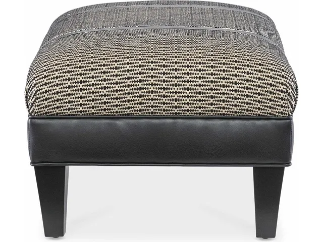 Rects Solid Top Ottoman With Split Top