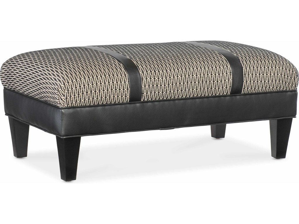 Rects Solid Top Ottoman With Split Top - main image