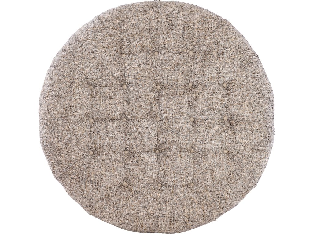 XL Well-Rounded Tufted Round Ottoman - image 3