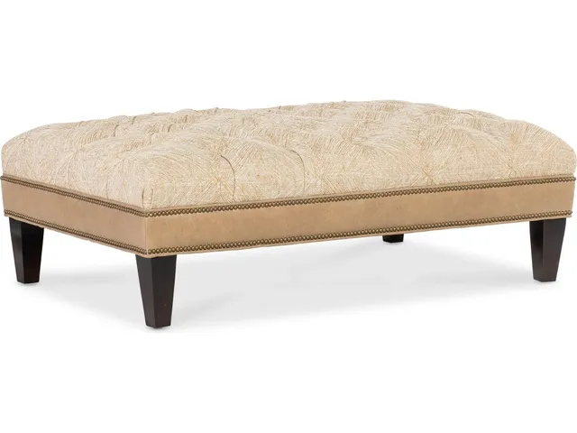 XL Rects Tufted Rectangle Ottoman