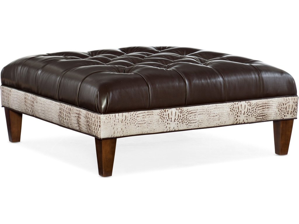 XL Fair-N-Square Tufted Square Ottoman - main image
