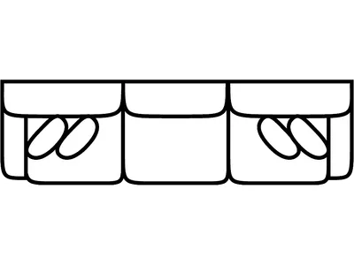 Lg. Sofa