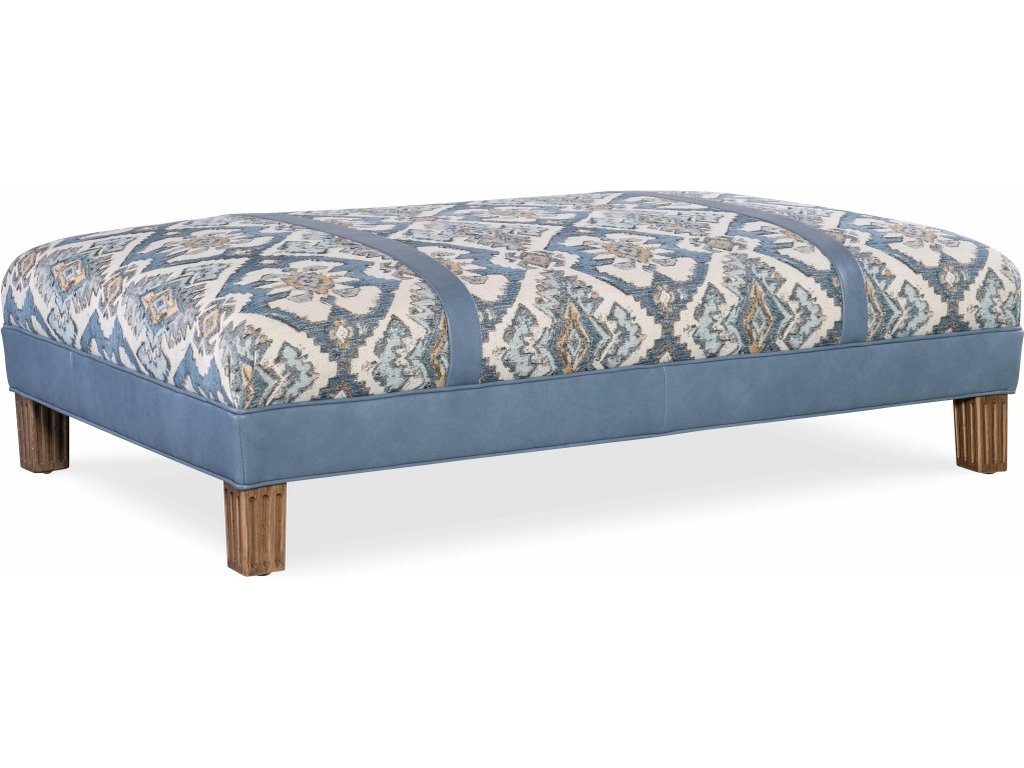 XL Rects Solid Top Ottoman With Split Top - main image