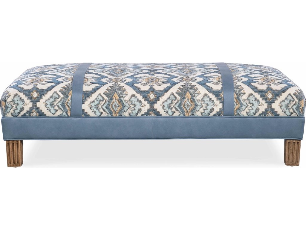 XL Rects Solid Top Ottoman With Split Top - image 2