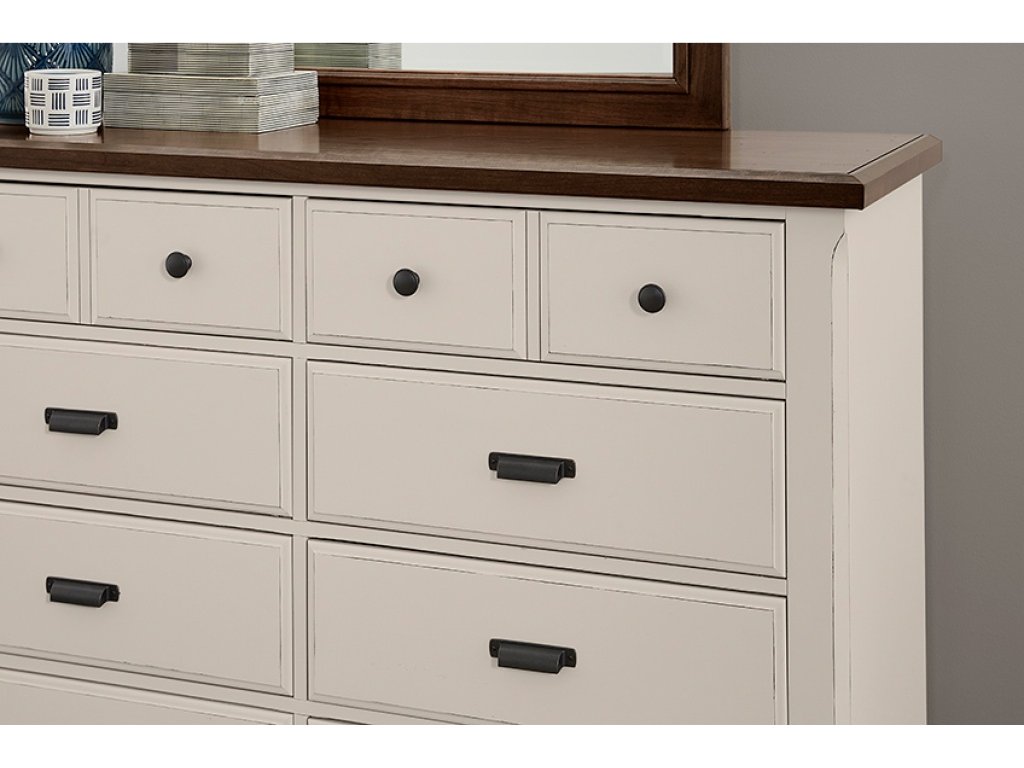Two-Tone Dresser - 8 Drwr - image 2