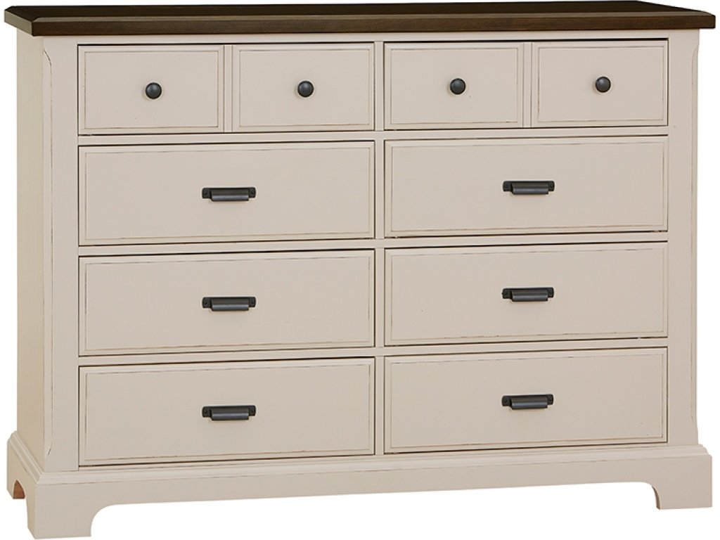 Two-Tone Dresser - 8 Drwr - main image