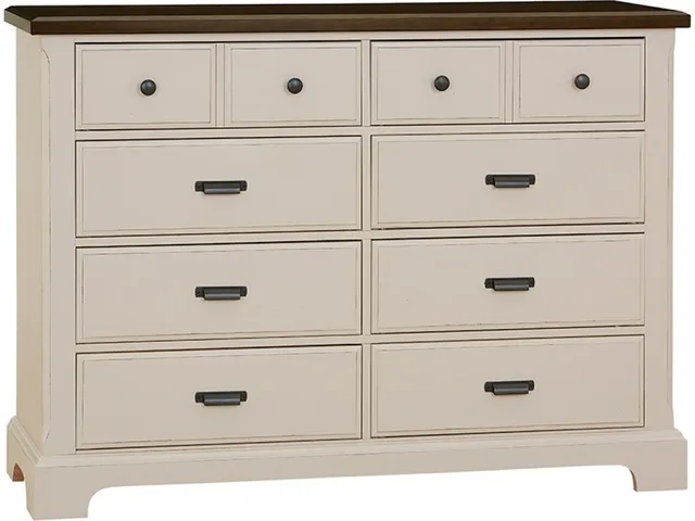 Two-Tone Dresser - 8 Drwr