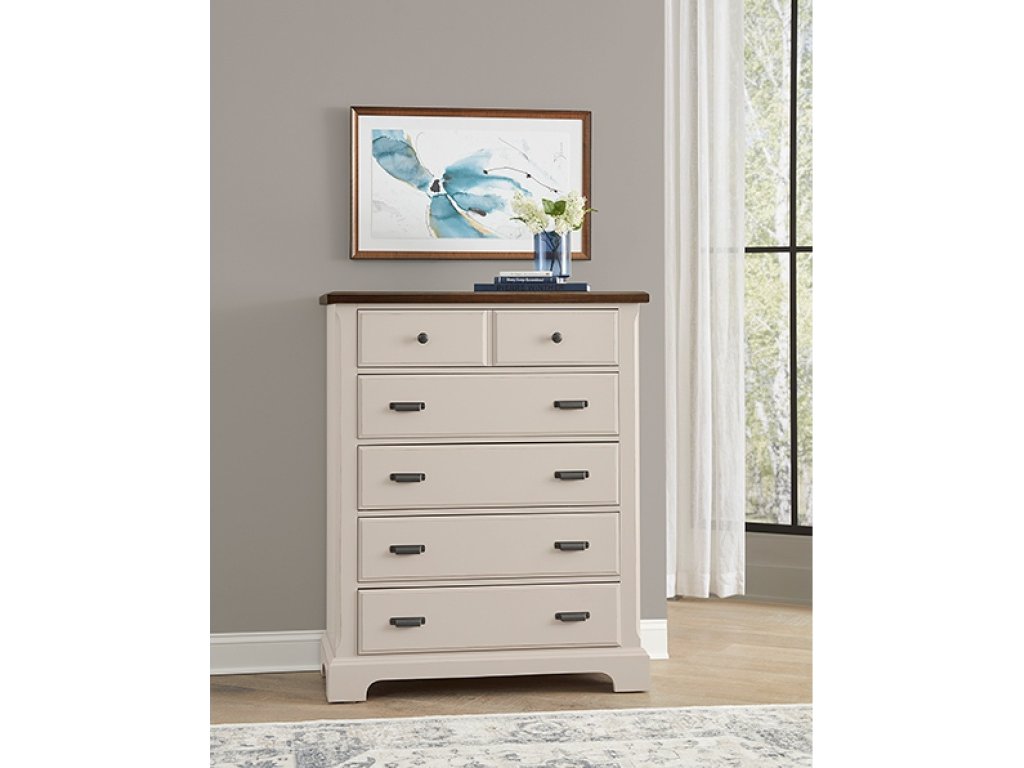 Two-Tone Chest -5 Drwr - image 1