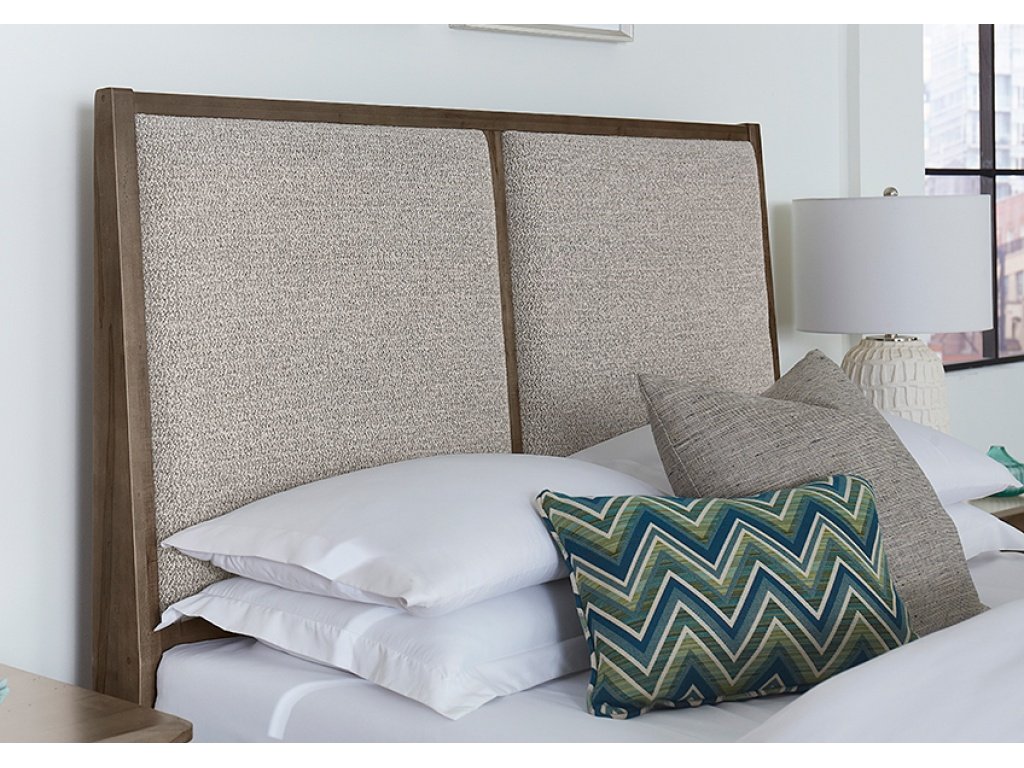 Upholstered Bed-Grey - image 5