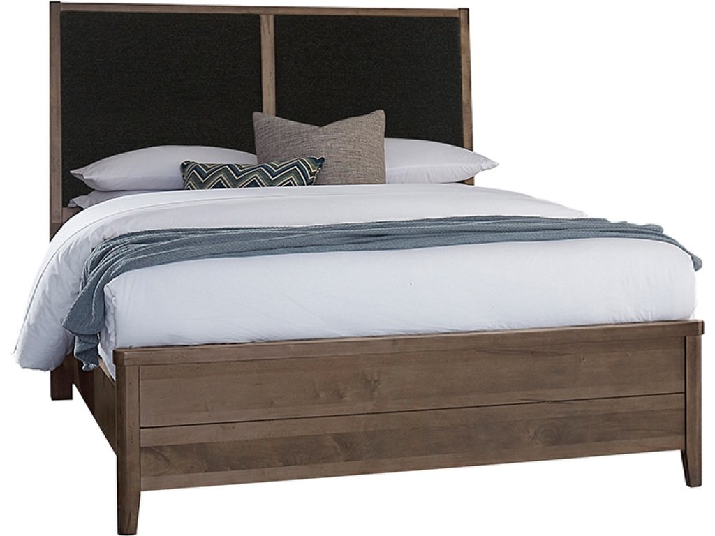 Upholstered Bed-Black - main image