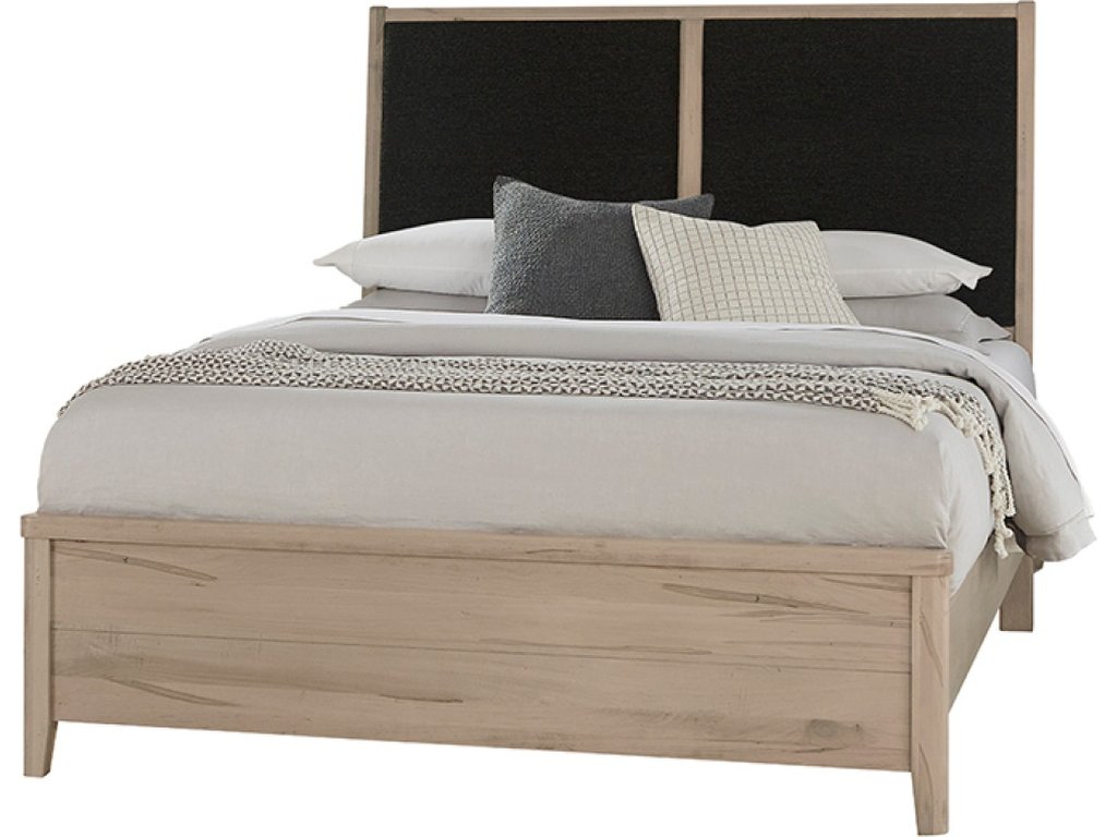 Upholstered Bed-Black - main image