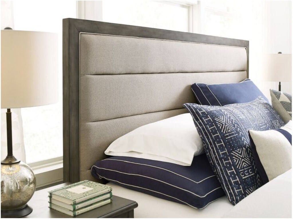 Ross King Upholstered Panel Bed - Complete - image 3