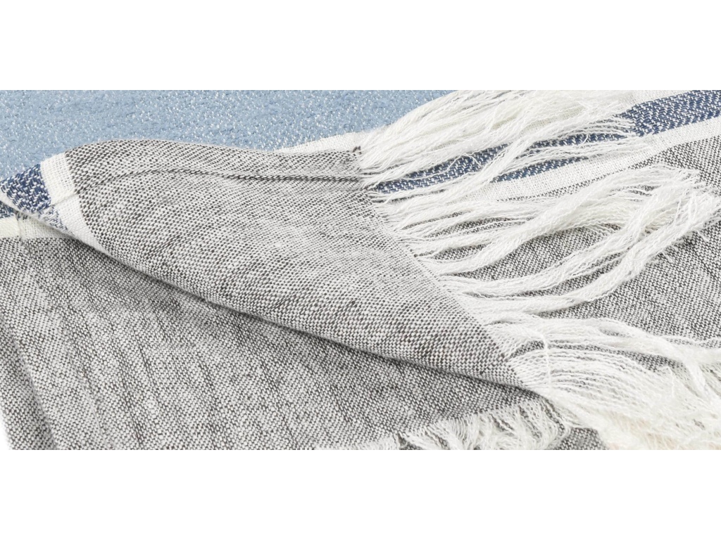 Lima Capri Blue Throw - image 3
