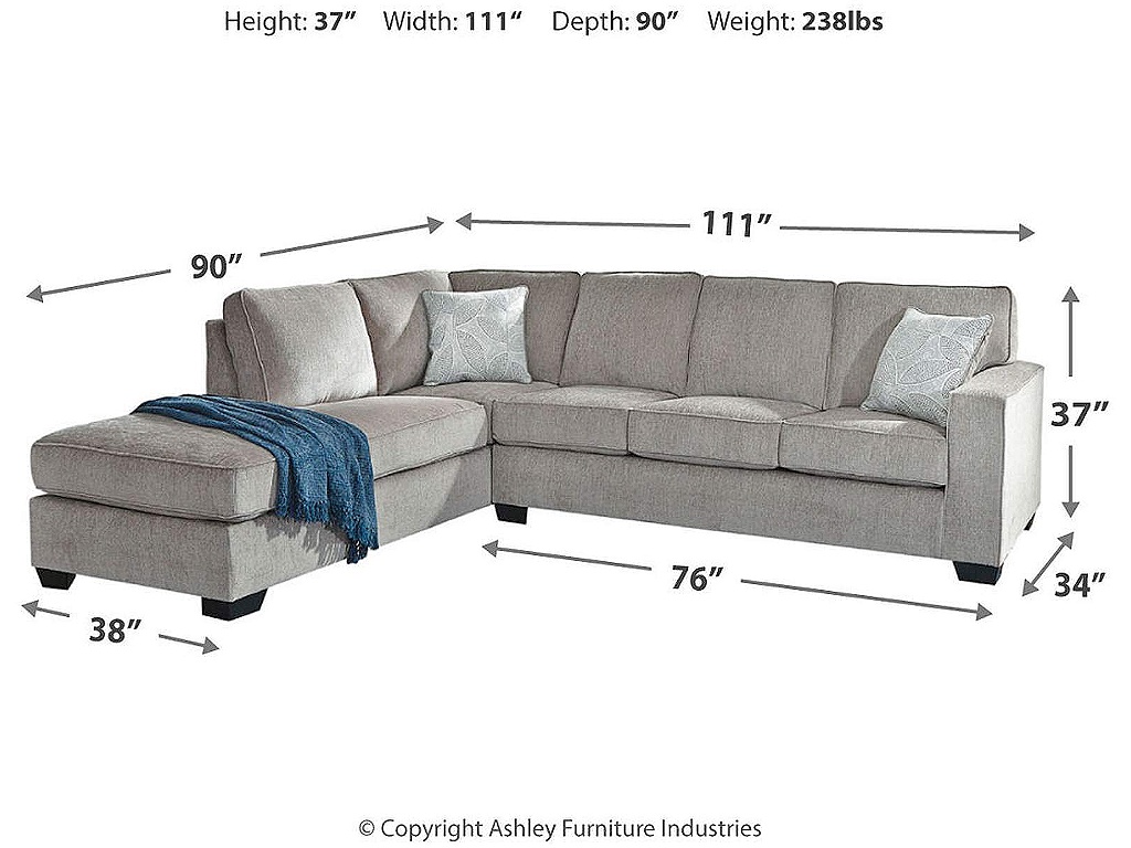 Altari 2-Piece Sectional with Chaise, Loveseat and Ottoman - image 9