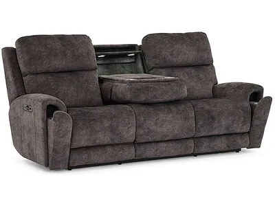 Pwr HR/Lumbar Sofa Drop Down Table w/Wrls Remote