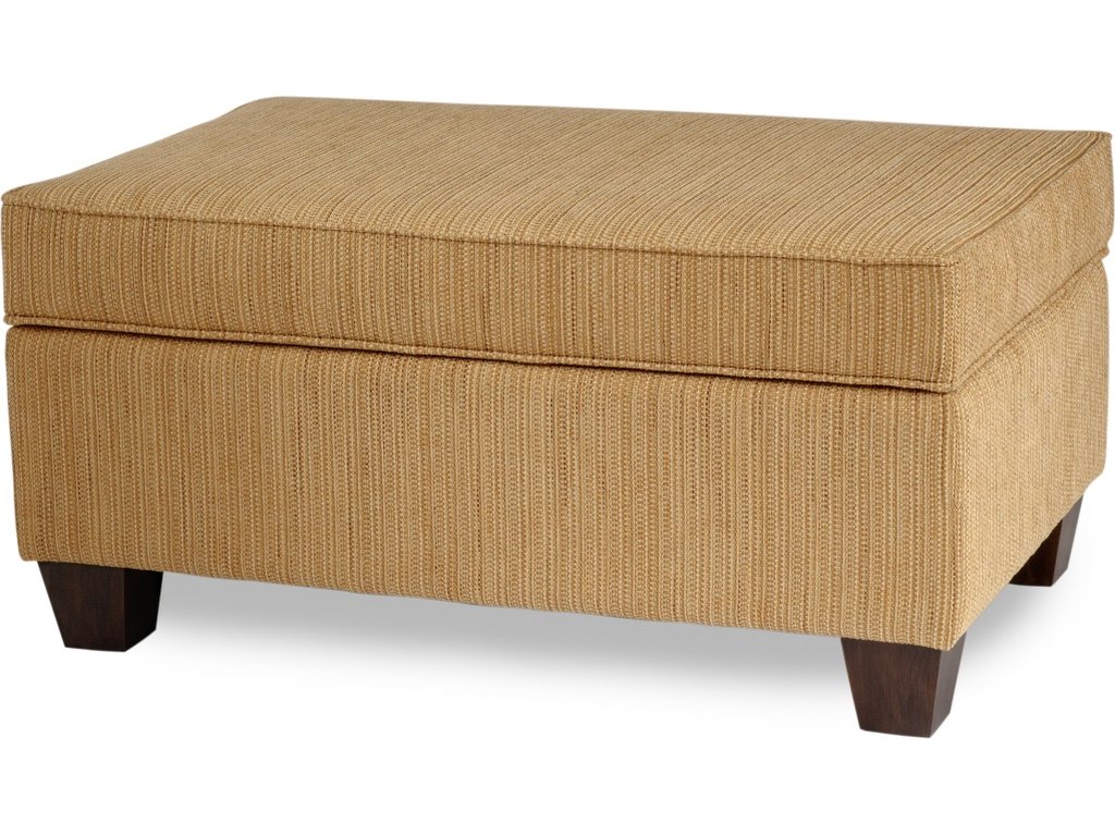 Storage Ottoman With Tapered Leg - main image