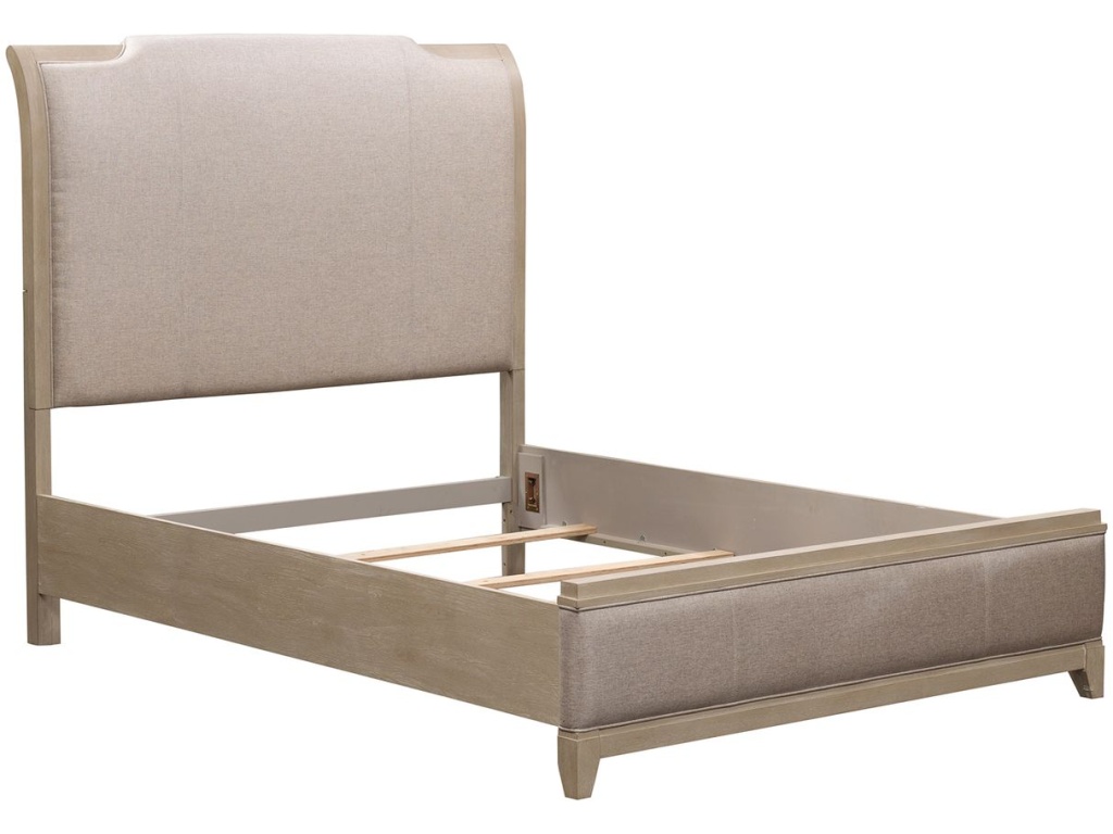 Queen Upholstered Bed - image 1